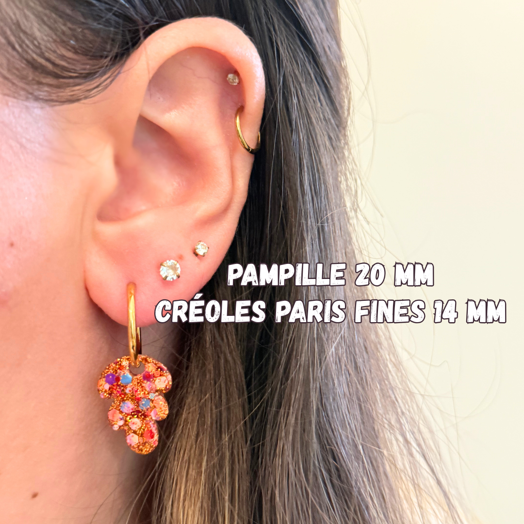 Pampilles feuille de chêne