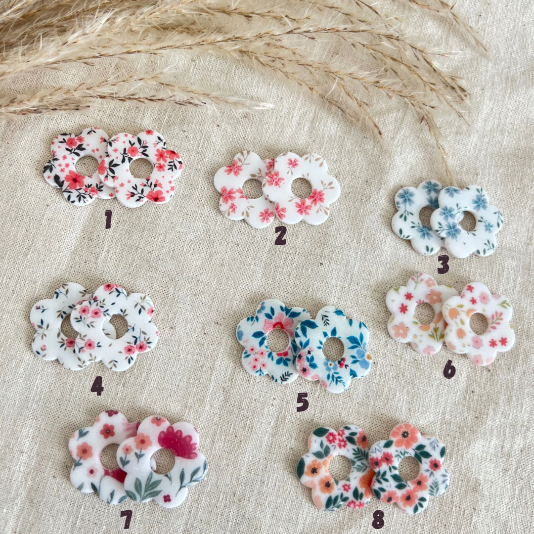 Grande Zélié, pampilles interchangeable fleurs fleurit