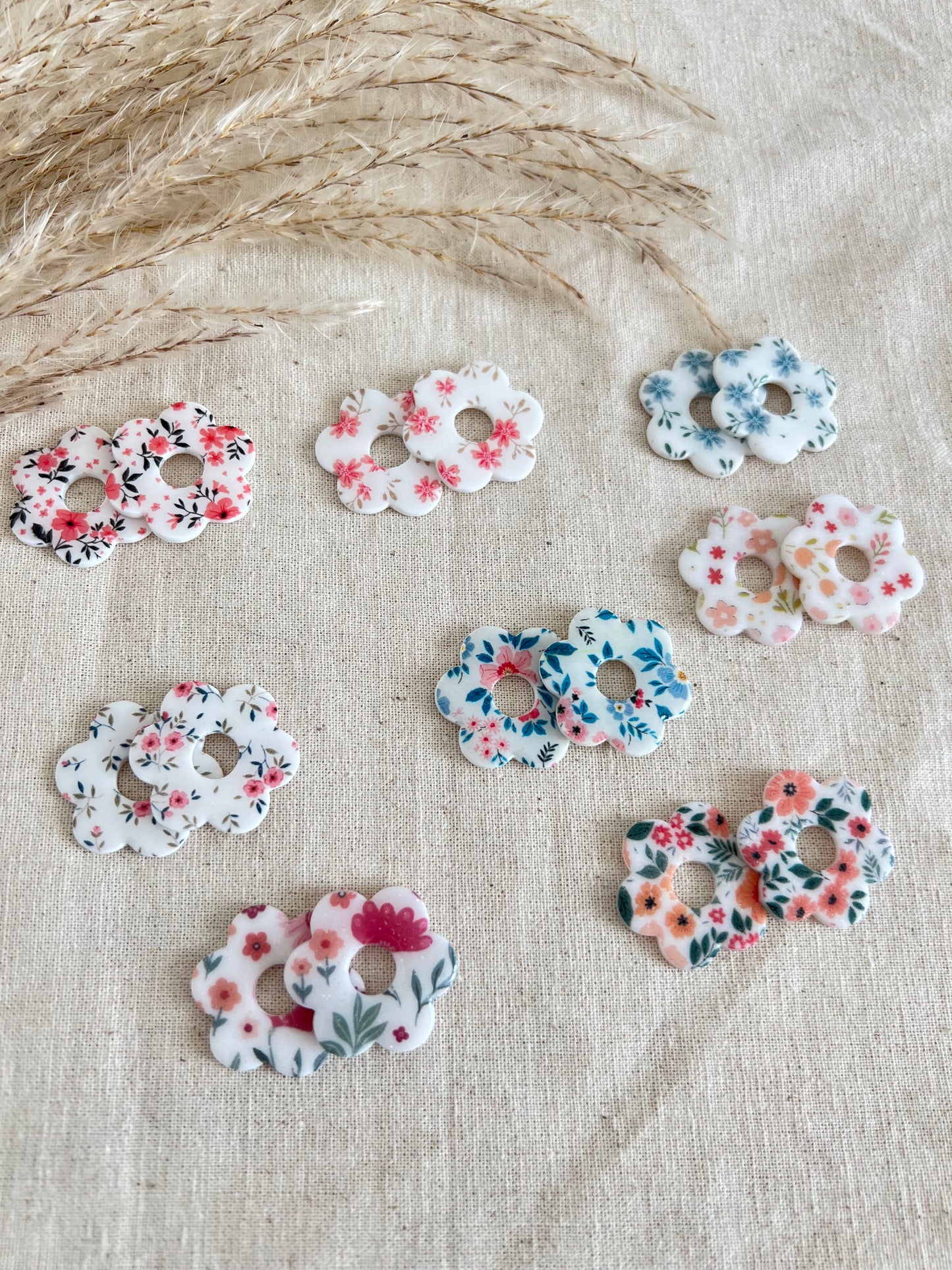 Grande Zélié, pampilles interchangeable fleurs fleurit