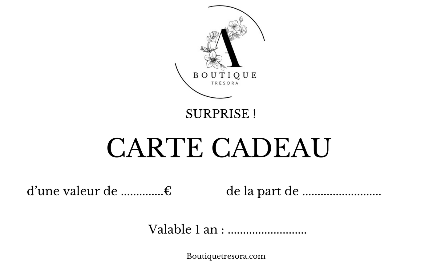 Carte cadeau