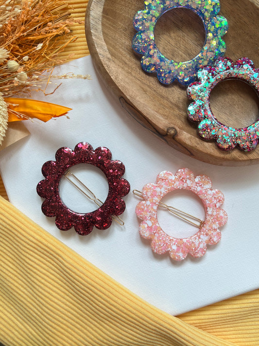Barrettes fleur